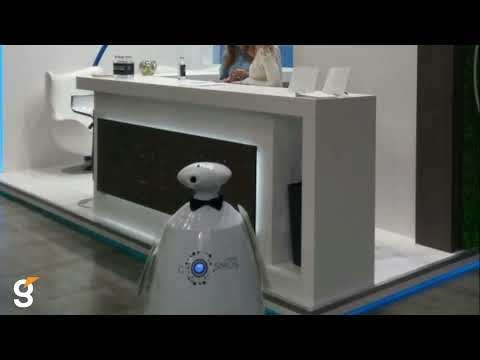Наша компания предоставила в аренду промо-робота r-bot для компании Cosmos group